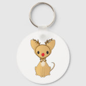 Rudolf Chihuahua Sleutelhanger (Voorkant)