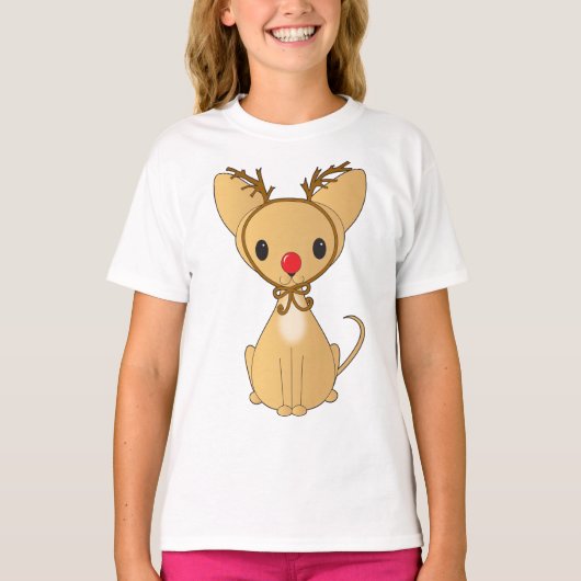 Rudolf Chihuahua T-shirt (Voorkant)