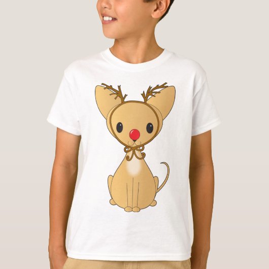 Rudolf Chihuahua T-shirt (Voorkant)