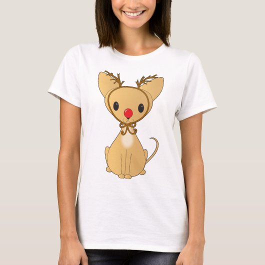 Rudolf Chihuahua T-shirt (Voorkant)