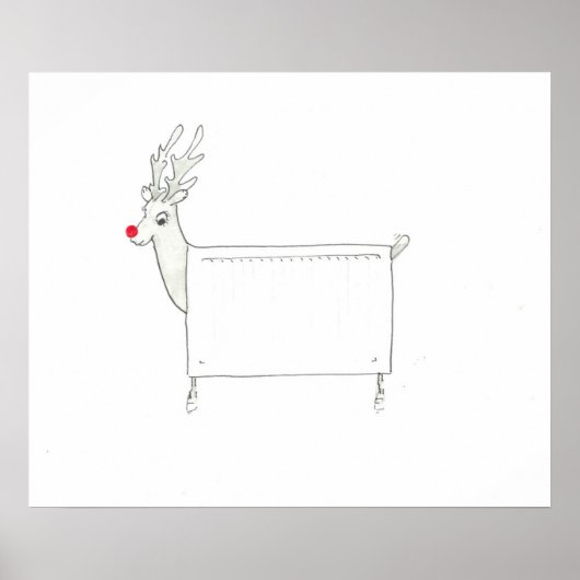 Rudolf de Red Nosed Radiator Poster (Voorkant)