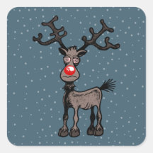 Rudolf de rendier heeft gekke ogen