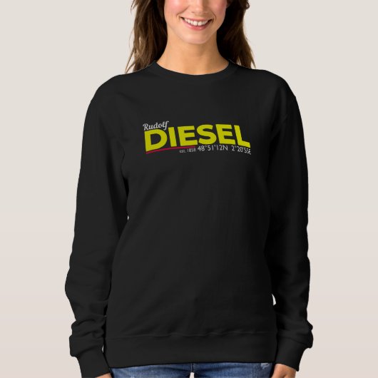 Rudolf Diesel 1858 I Diesel Tuning Diesel Motor I Trui (Voorkant)