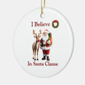 Rudolf, het rode rendier keramisch ornament (Links)