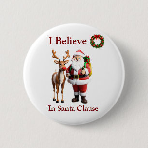 Rudolf, het rode rendier ronde button 5,7 cm