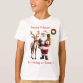 Rudolf, het rode rendier t-shirt (Voorkant)