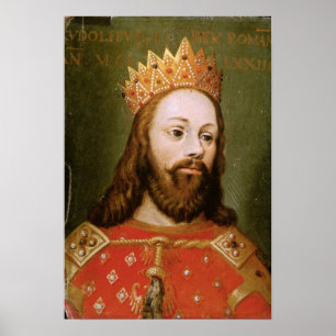 Rudolf I uncrowd Roman Emperor Poster
