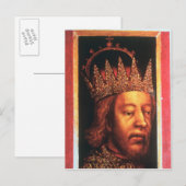 Rudolf IV, keizer van Oostenrijk en Tirol, c.1360 Briefkaart (Voorkant / Achterkant)