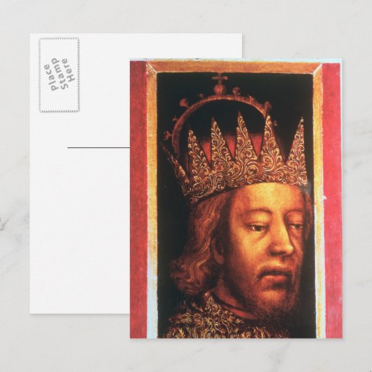 Rudolf IV, keizer van Oostenrijk en Tirol, c.1360 Briefkaart (Voorkant / Achterkant)