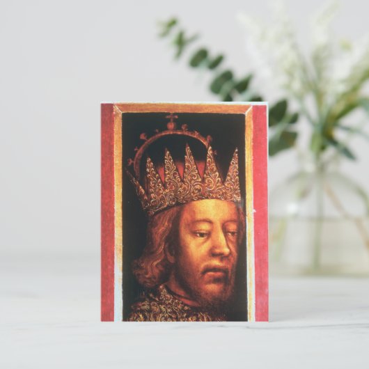 Rudolf IV, keizer van Oostenrijk en Tirol, c.1360 Briefkaart (Staand voorkant)