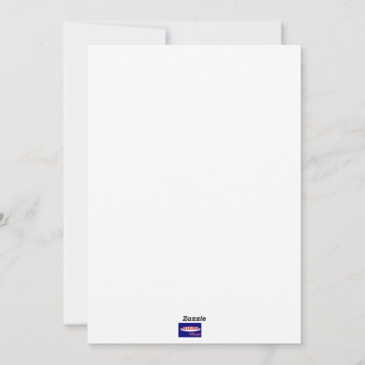 Rudolf-kerstkaart Feestdagenkaart (Achterkant)