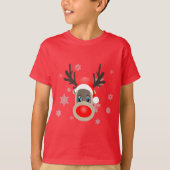 Rudolf - kerstrendier t-shirt (Voorkant)