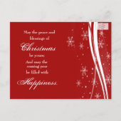 Rudolf-kerstWenskaart Feestdagenkaart (Achterkant)