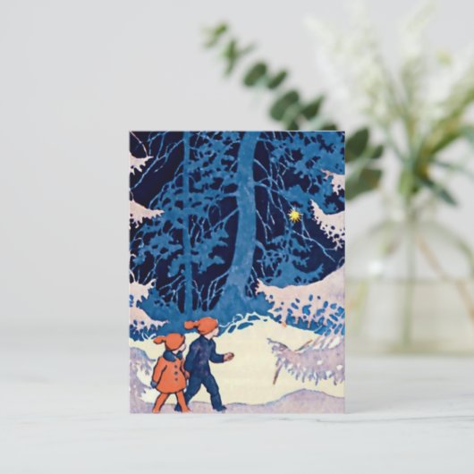 Rudolf Koivu “Broer en Zus” Briefkaart (Staand voorkant)