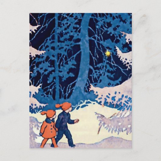 Rudolf Koivu “Broer en Zus” Briefkaart (Voorkant)