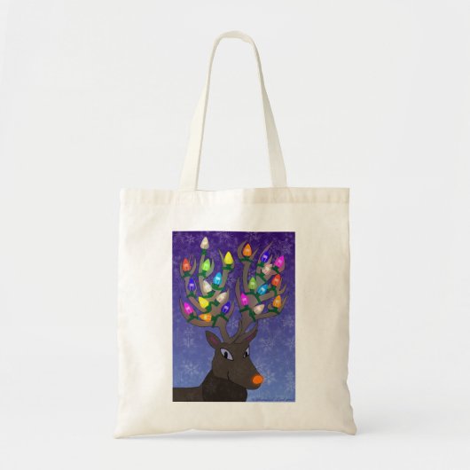 Rudolf met blikvanger tote bag (Voorkant)