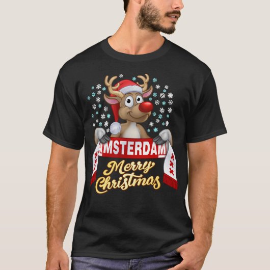 Rudolf met FanSjaal Amsterdam T-shirt (Voorkant)