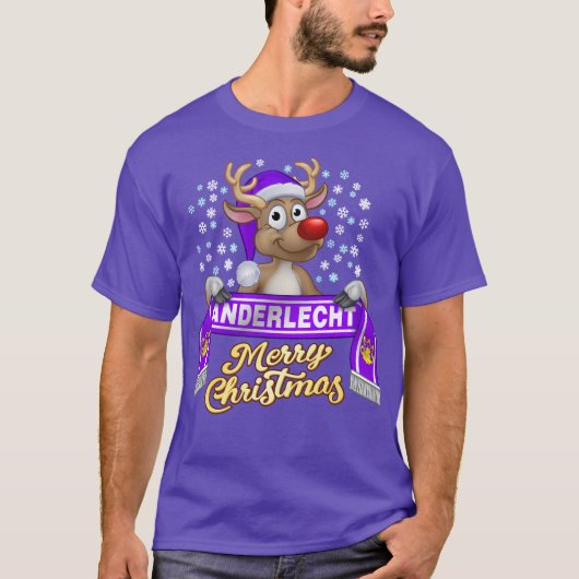 Rudolf met FanSjaal Anderlecht T-shirt (Voorkant)
