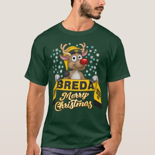 Rudolf met FanSjaal Breda T-shirt (Voorkant)