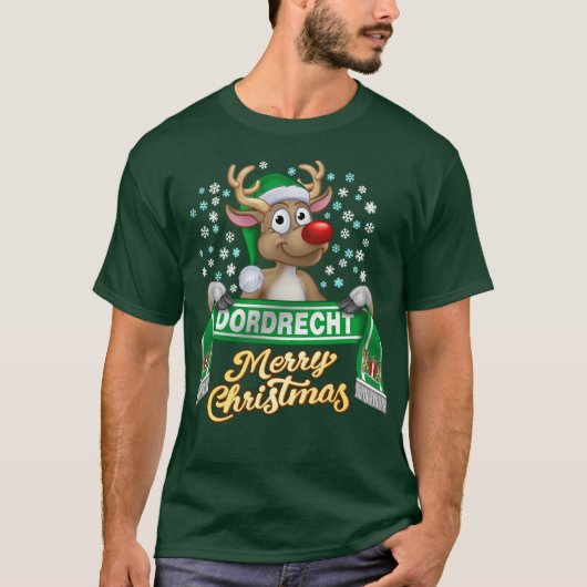 Rudolf met FanSjaal Dordrecht T-shirt (Voorkant)