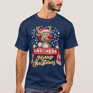 Rudolf met FanSjaal Enschede T-shirt
