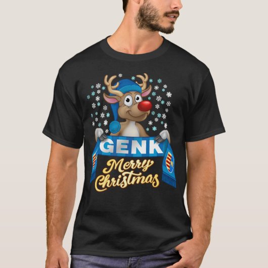 Rudolf met FanSjaal Genk T-shirt (Voorkant)