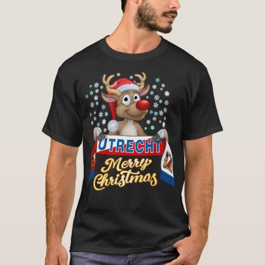 Rudolf met FanSjaal Utrecht T-shirt (Voorkant)