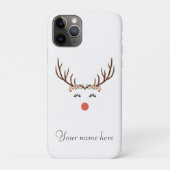 Rudolf met kroon Case-Mate iPhone case (Achterkant)