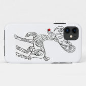 Rudolf Red Nose Reindeer Phone Case (Achterkant (horizontaal))