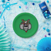 Rudolf Reindeer Mouse Paper Bord (groen) (Feest)