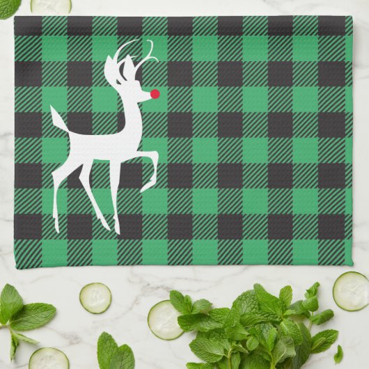 Rudolf Silhouette Buffalo Play Theedoek (Gevouwen)