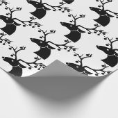 Rudolf the Black-Nosed Reindeer Kerstmis Cadeaupapier (Hoek)