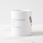 Rudolf The Red Nose Raindeer Kerstmis Grote Koffiekop (Voorkant)