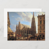 Rudolf von Alt St. Stephen's Cathedral in Wenen Briefkaart (Voorkant / Achterkant)