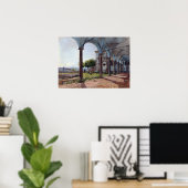 Rudolf von Alt Uitzicht van Sant'Onofrio op Rome Poster (Thuiskantoor)