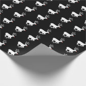 Rudolf - Zwart Cadeaupapier (Hoek)