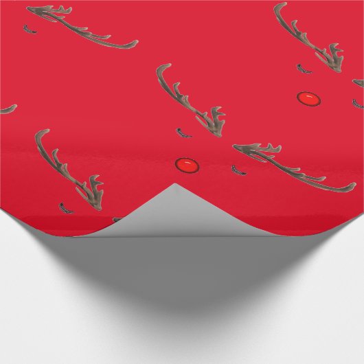 Rudolph 2 Wrapping Paper Cadeaupapier (Hoek)