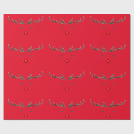 Rudolph 2 Wrapping Paper Cadeaupapier (Vlak)