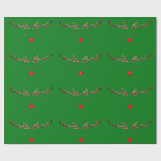 Rudolph 3 Wrapping Paper Cadeaupapier (Vlak)