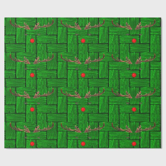 Rudolph 4 Wrapping Paper Cadeaupapier (Vlak)