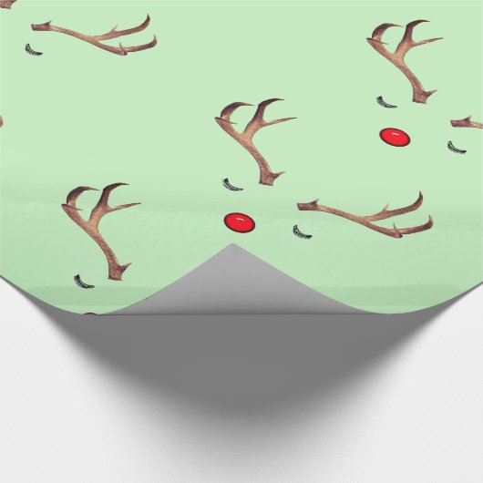 Rudolph 6 Wrapping Paper Cadeaupapier (Hoek)