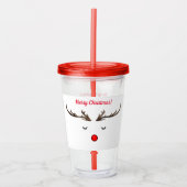 Rudolph Acrylic Tumbler Acryl Drinkbeker (Voorkant)