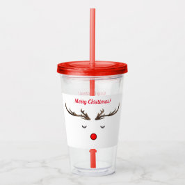 Rudolph Acrylic Tumbler Acryl Drinkbeker