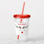 Rudolph Acrylic Tumbler Acryl Drinkbeker (Achterkant)