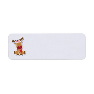 Rudolph Adresetiketten Etiket