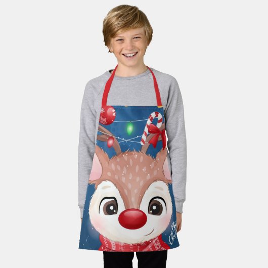 Rudolph Apron Schort (Gedragen)