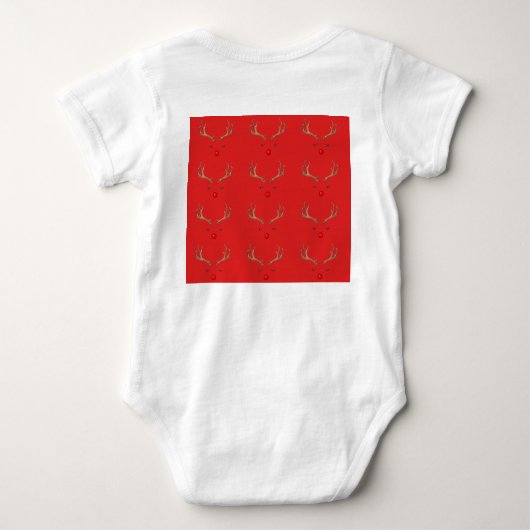 Rudolph Baby Bodysuit (Achterkant)