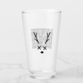 Rudolph Beer Glass | Bah Humbug Beer Glass Glas (Achterkant)