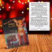 Rudolph bij Burgers By The Bridge Papieren Bordje