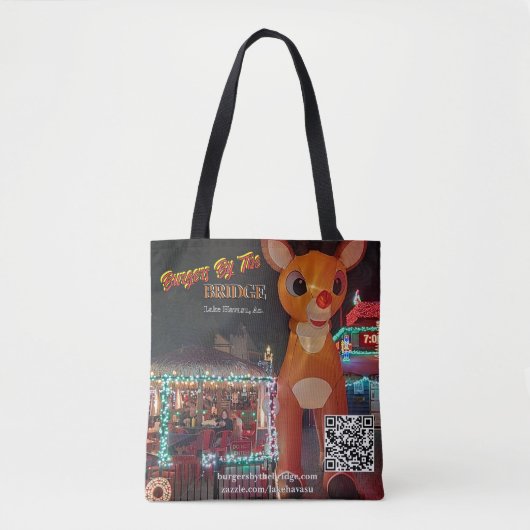 Rudolph bij Burgers by the Bridge Tote Bag (Voorkant)